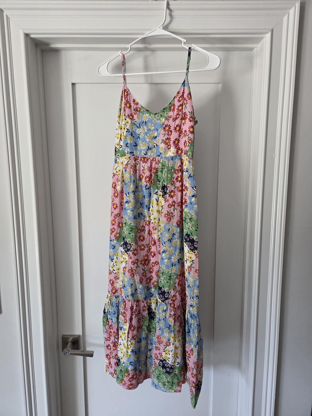 Greylin Pink Blue Green Multi Floral Sundress